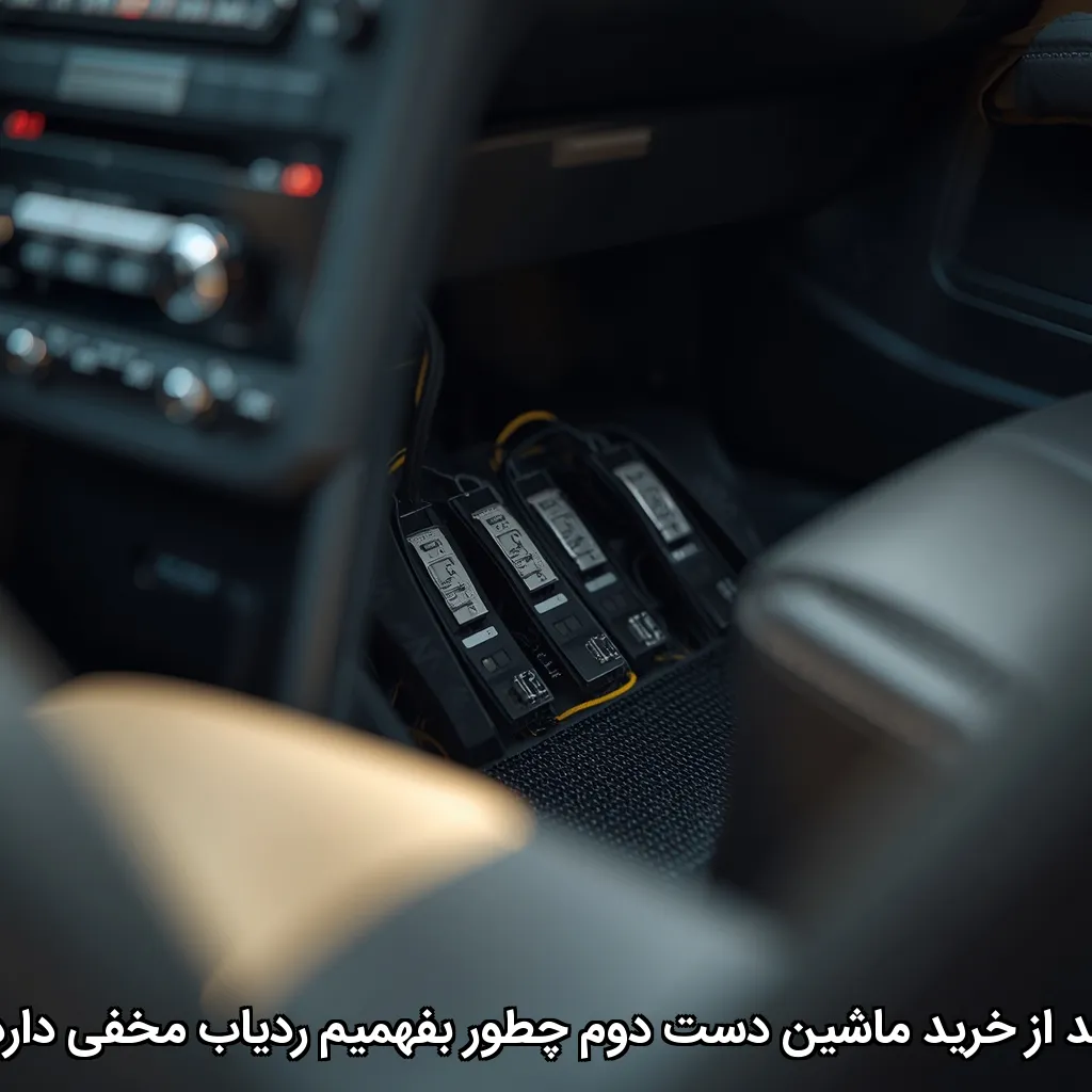 بعد از خرید ماشین دست دوم چطور بفهمیم ردیاب مخفی دارد؟